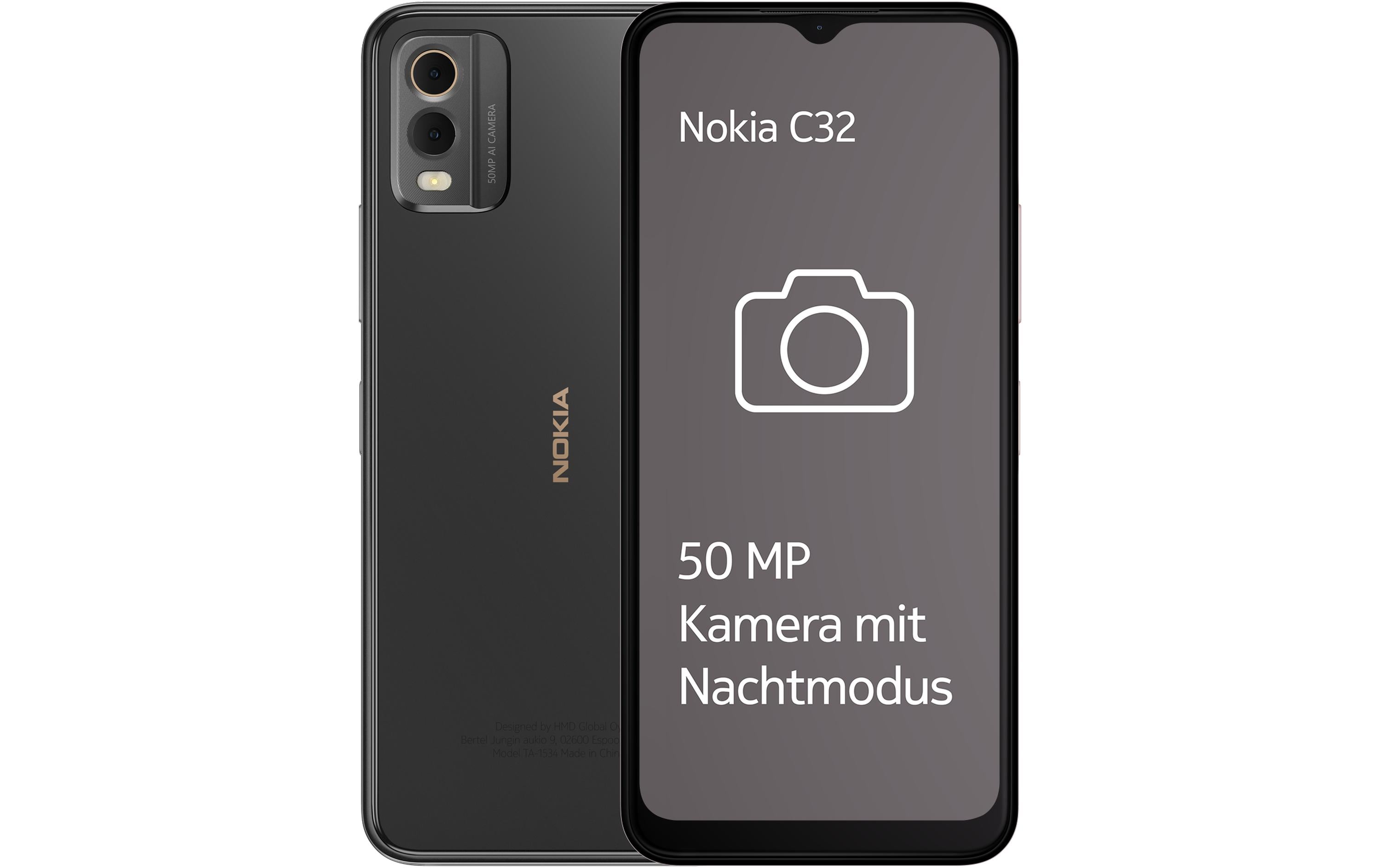 Nokia C32 64 GB Schwarz