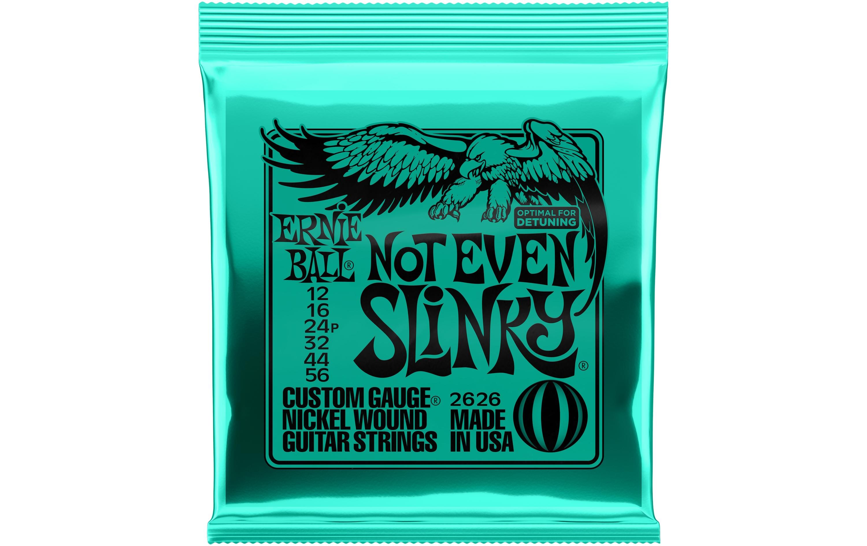 Ernie Ball Gitarrensaiten 2626 Slinky Nickel – Not Even 12 - 56