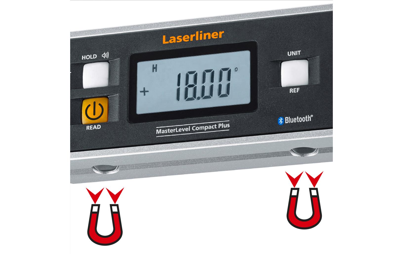 Laserliner Elektronik-Wasserwaage MasterLevel Compact Plus