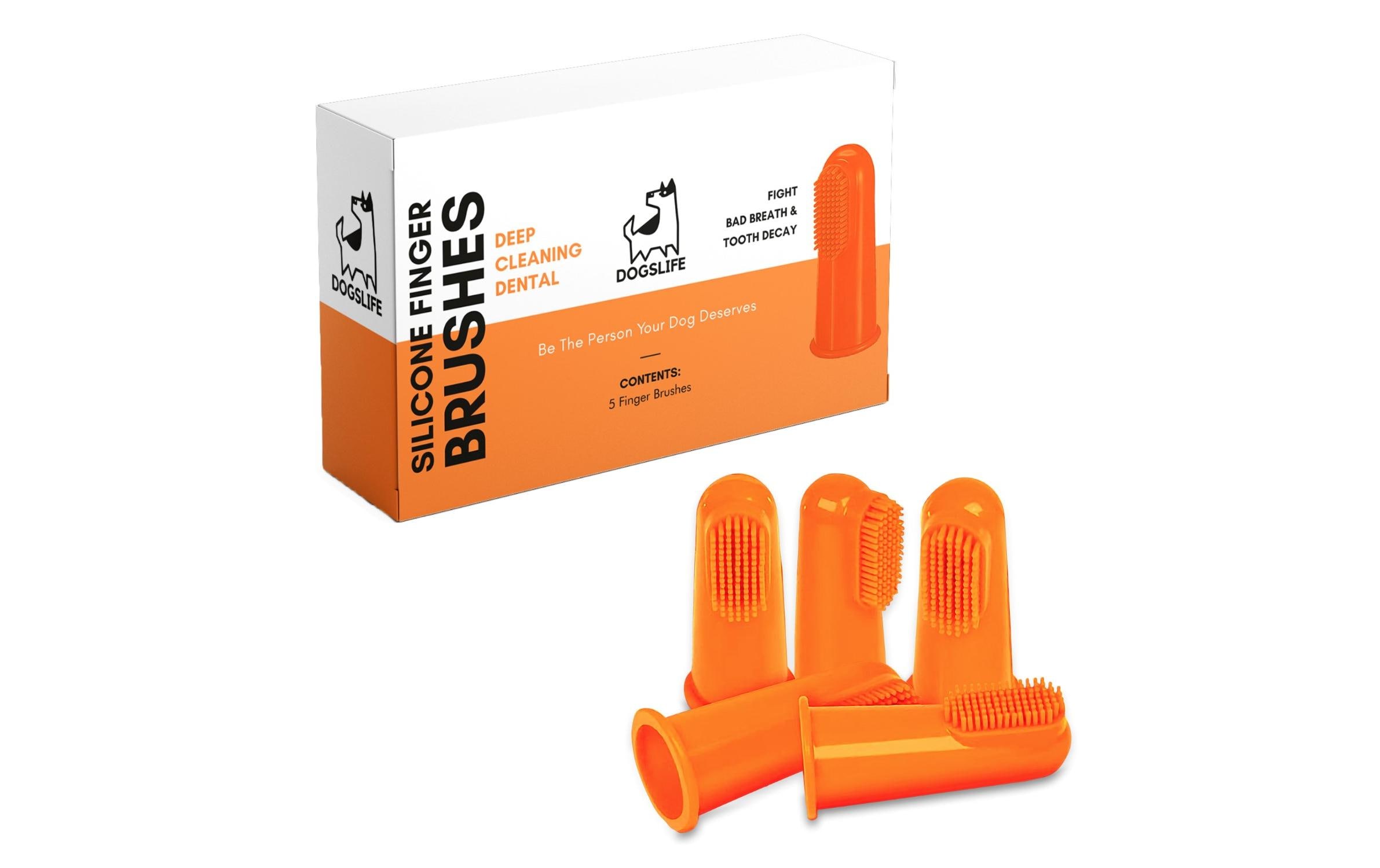 DogsLife Zahnreinigung Silicone Finger Brushes 5 Stück