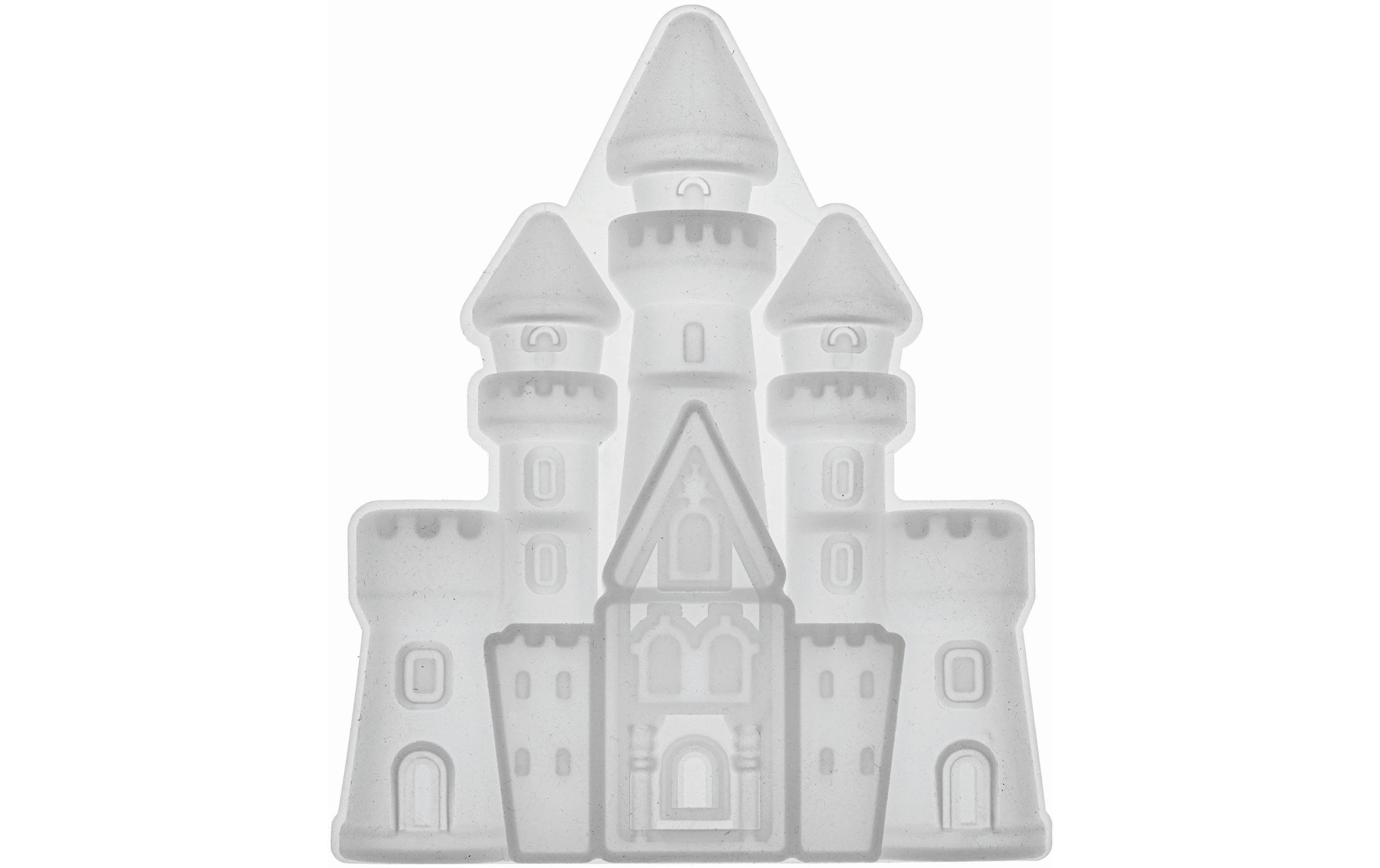 Glorex Form aus Silikon 15 x 12 cm, 9-teilig, Schloss