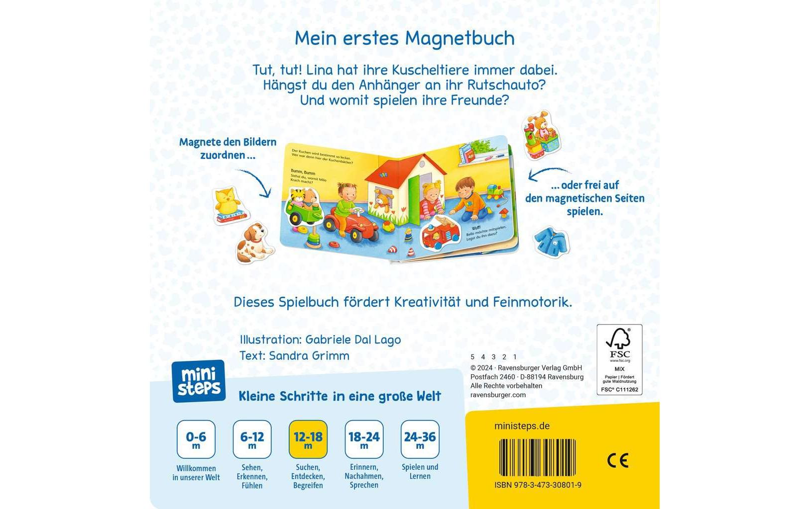 Ravensburger Bilderbuch ministeps: Wer spielt womit? Meine Welt