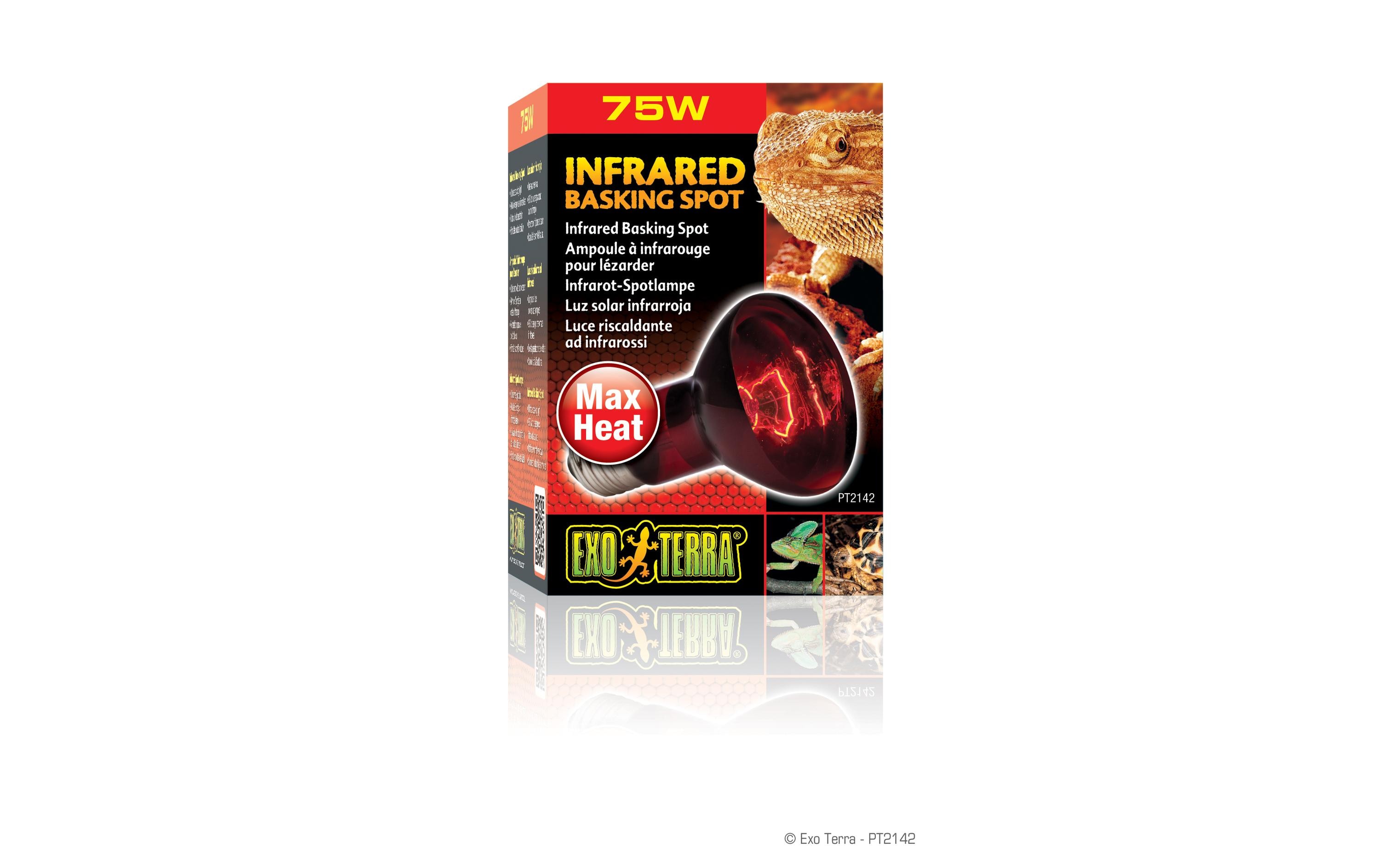 Exo Terra Terrarienlampe Infrared Basking Spot E27, R20/75W