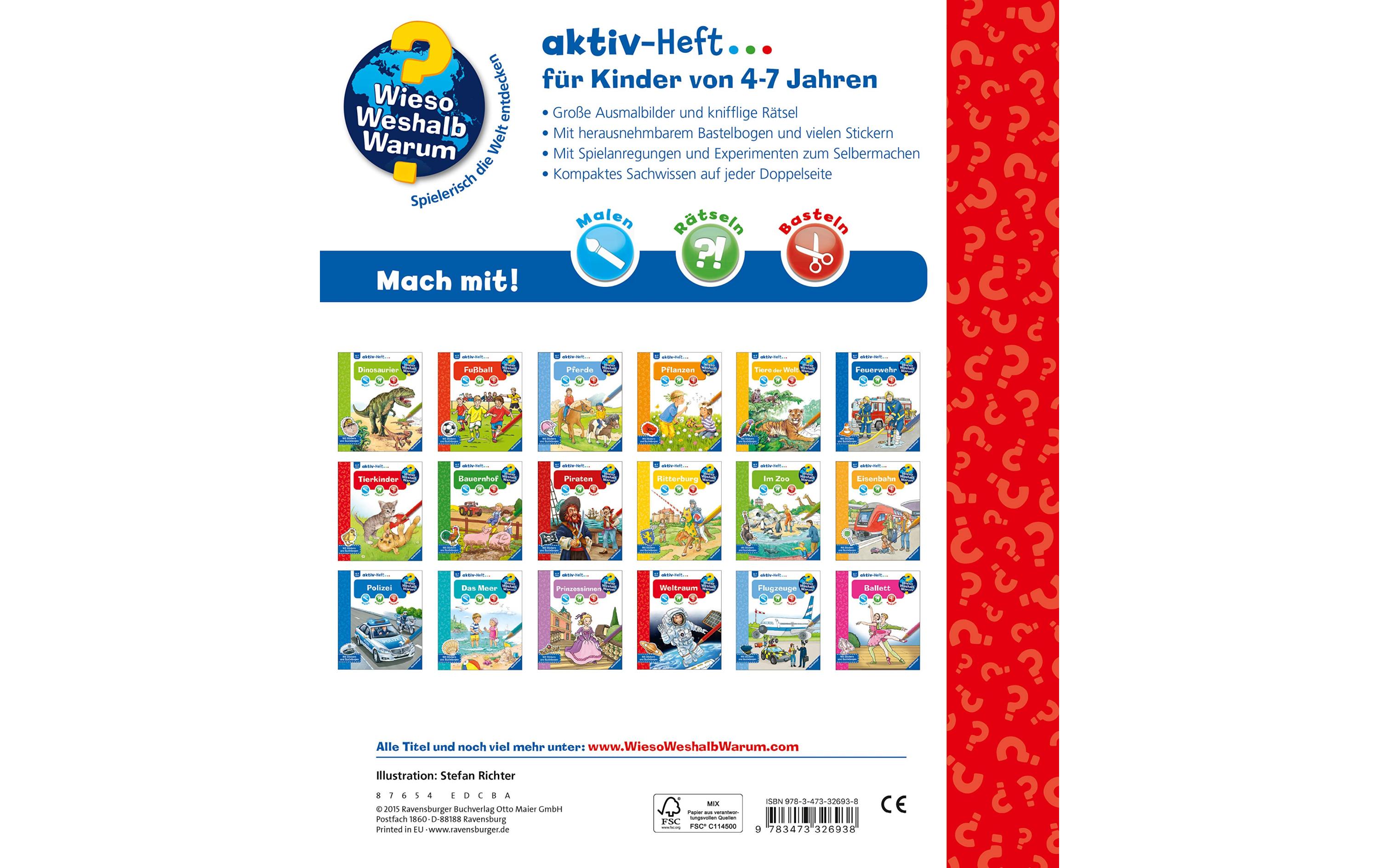 Ravensburger Kinder-Sachbuch WWW Aktiv-Heft Tierkinder