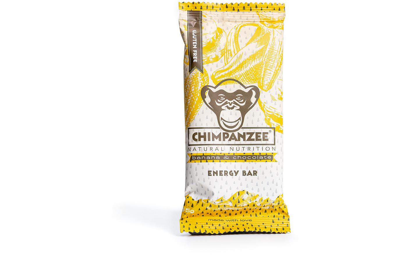 Chimpanzee Energy Bar, Box Banane/Schokolade, 20 x 55 g