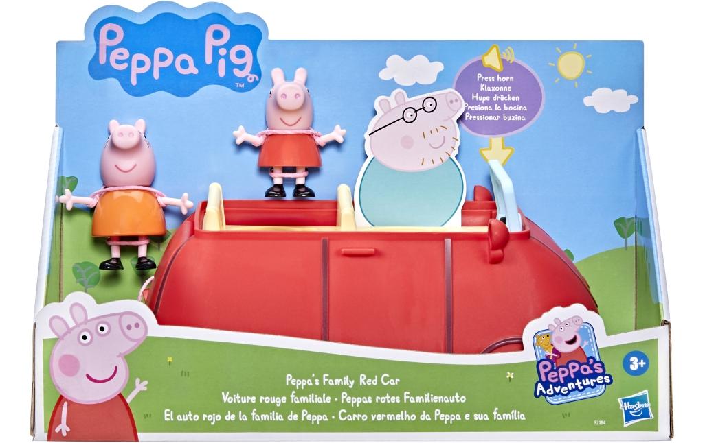 Hasbro Spielfigurenset Peppa Pig rotes Familienauto