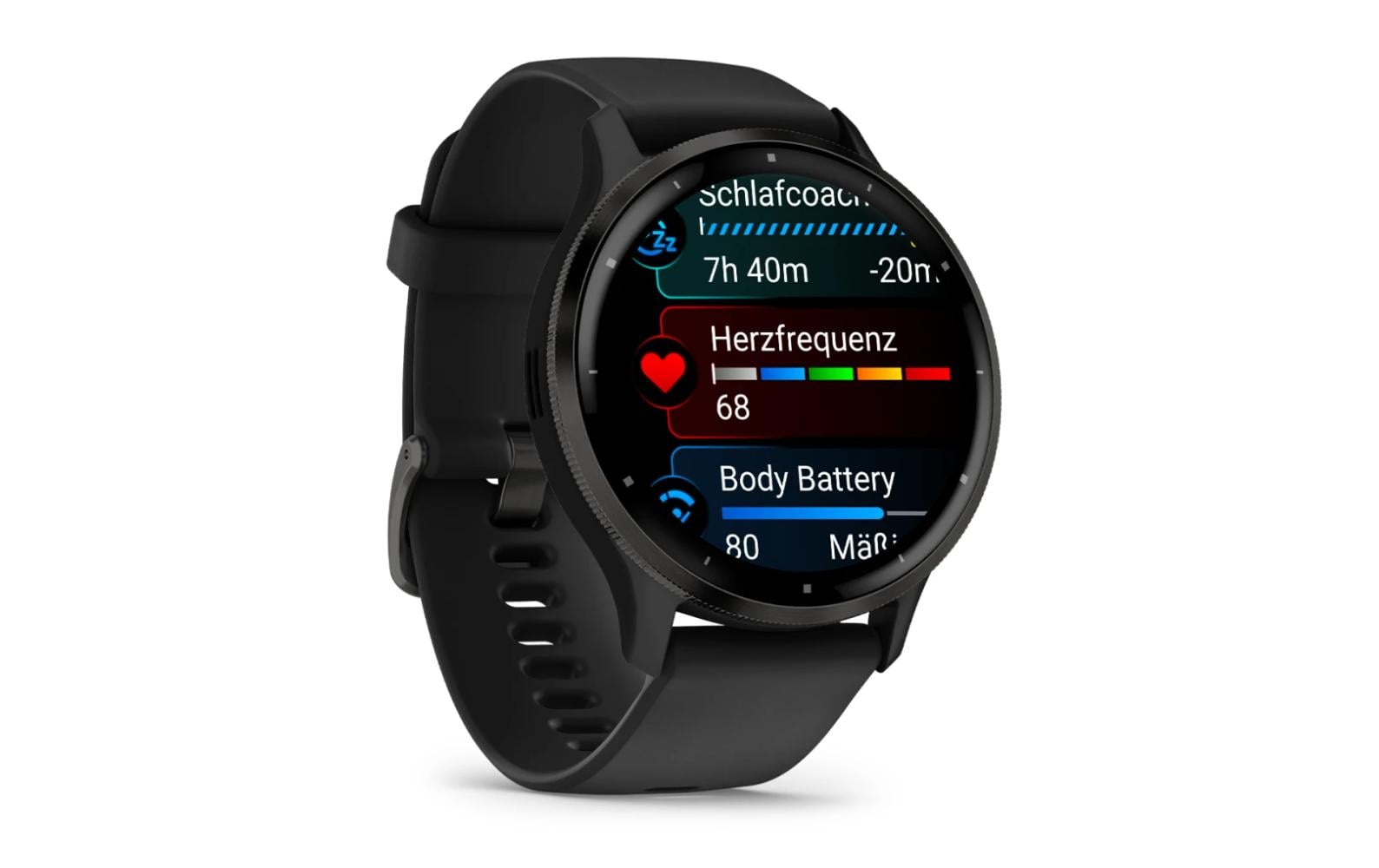 GARMIN Sportuhr Venu 3 Schwarz / Schiefergrau