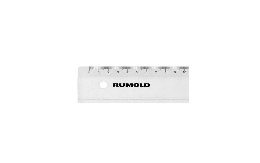 Rumold Lineal 30 cm, Transparent