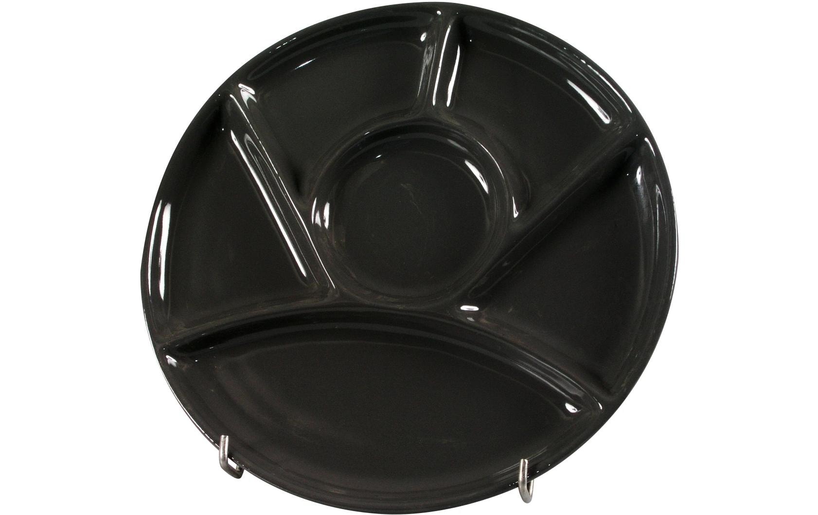 Nouvel Fondue-Teller Classic, 23 cm Schwarz