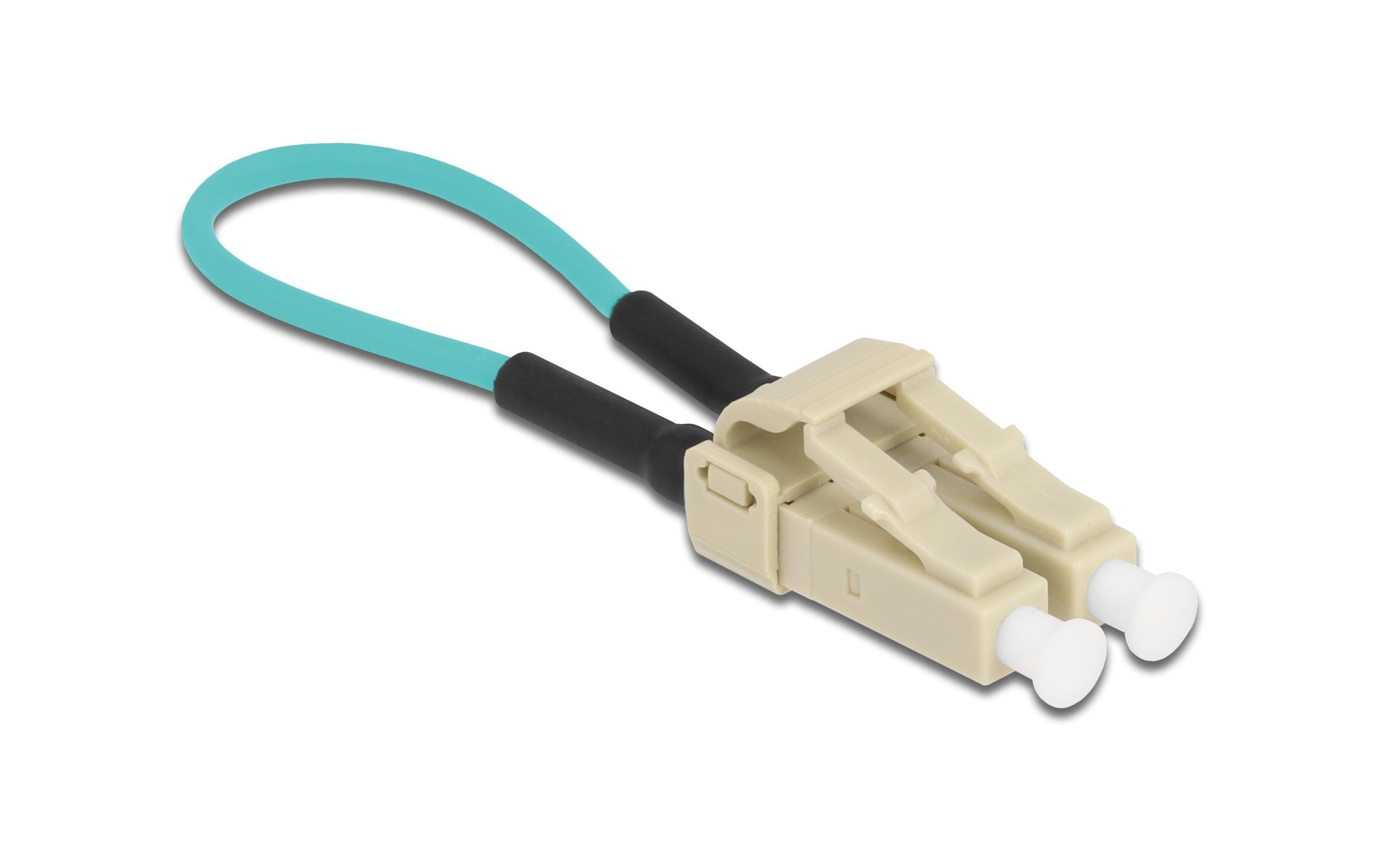 Delock LWL Loopback Adapter LC / OM3 Multimode, Beige