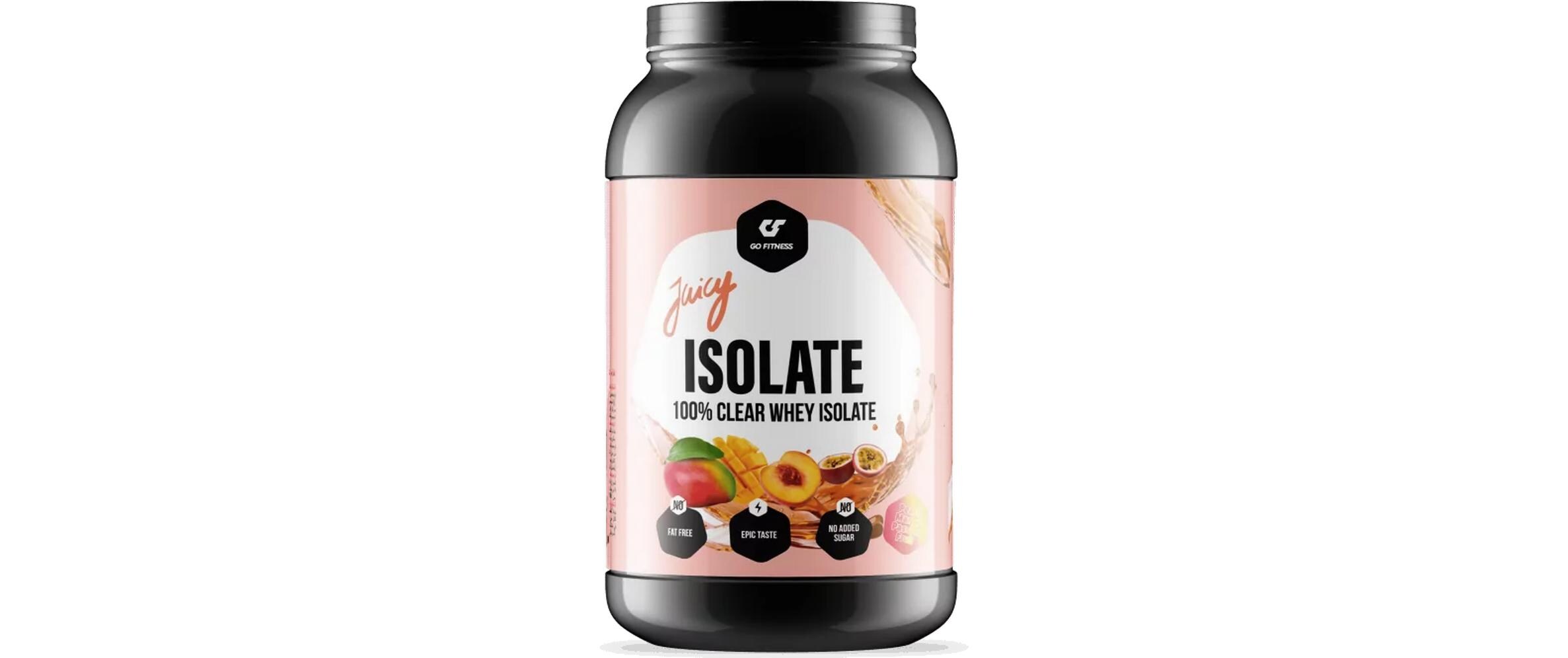 Go Fitness 100% Clear Whey Isolate Passionsfrucht Mango/Pfirsich, 900 g