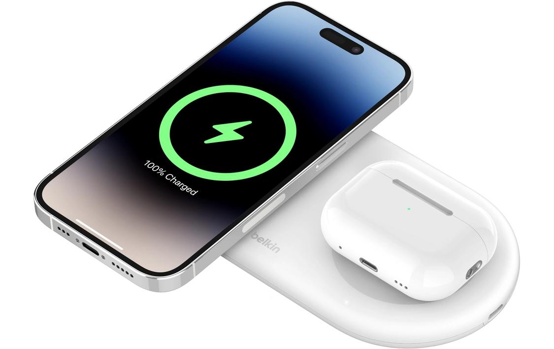 Belkin Wireless Charger Boostcharge Pro 2in1 Weiss inkl. Netzteil