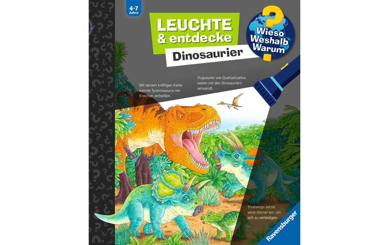 Ravensburger Kinder-Sachbuch WWW Leuchte und entdecke: Dinosaurier