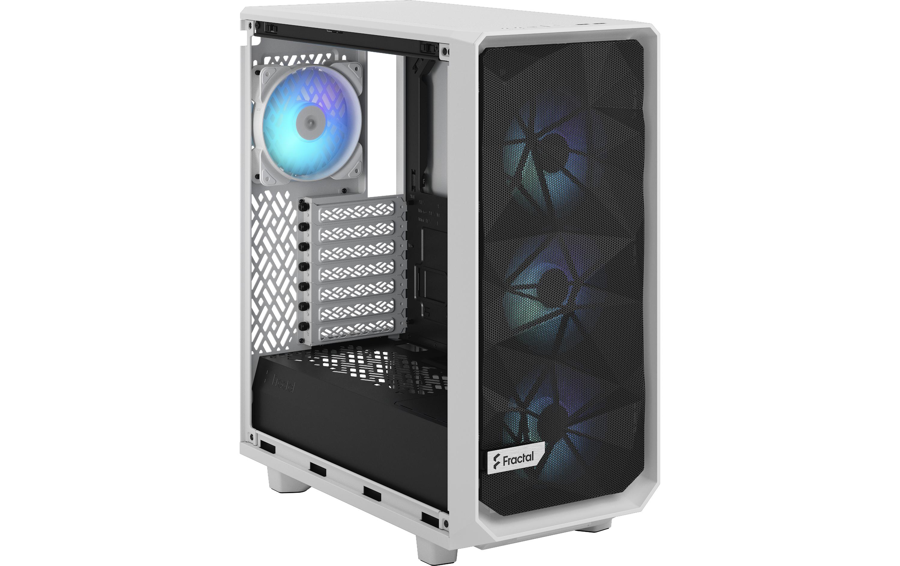 Fractal Design PC-Gehäuse Meshify 2 Compact RGB Weiss