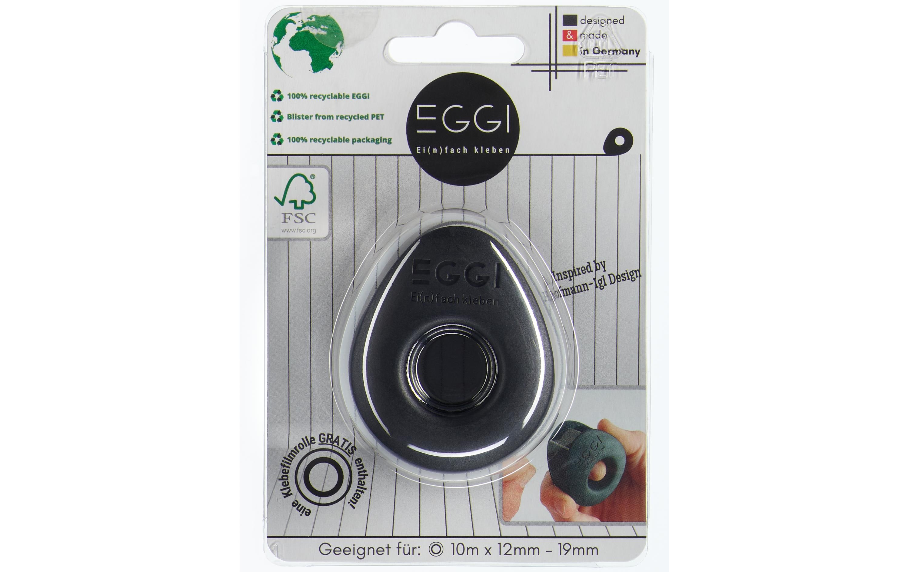 EGGI Handabroller 12 - 19 mm, Schwarz