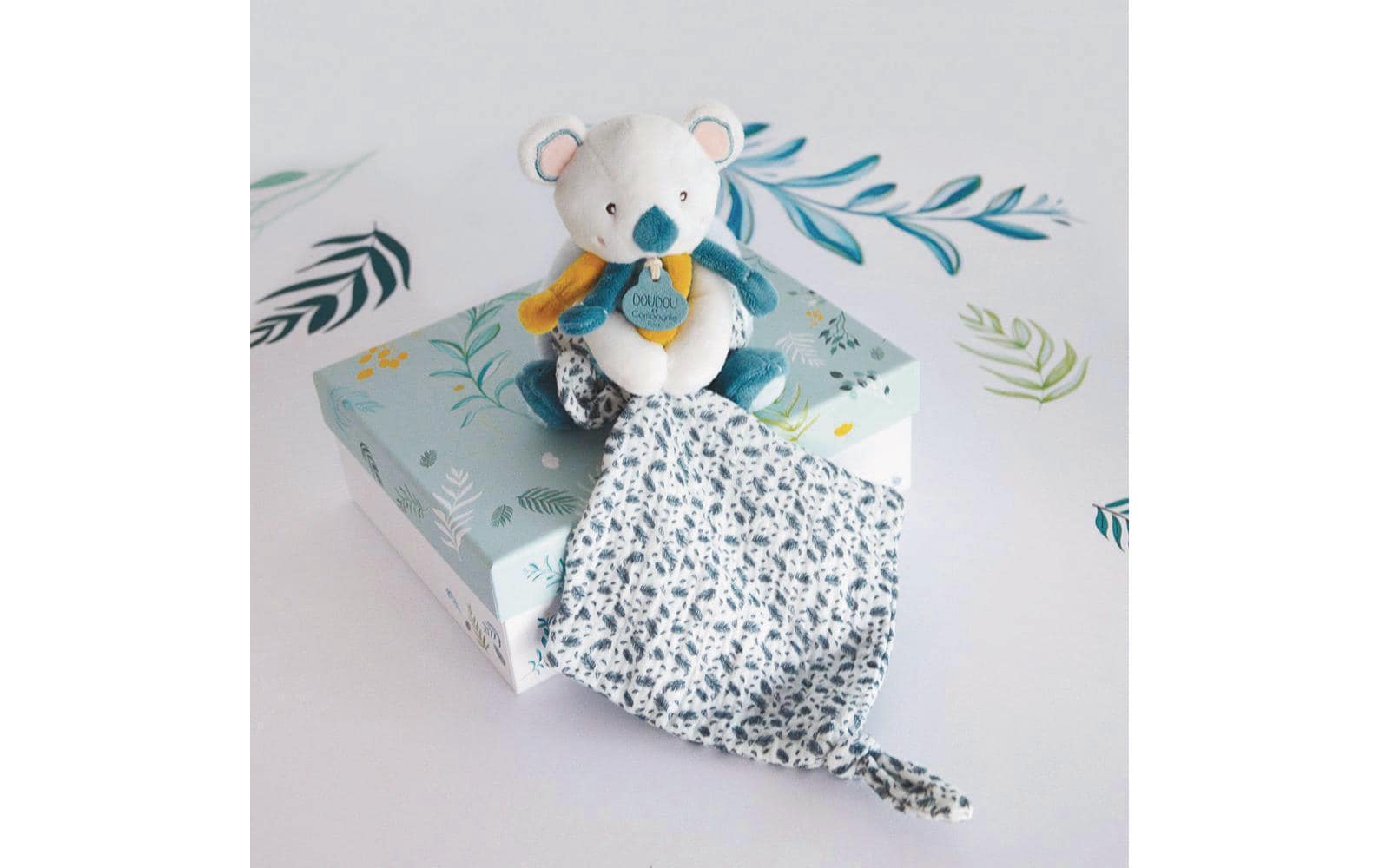 DouDou et compagnie Geschenkset Koala Schmusetuch 15cm