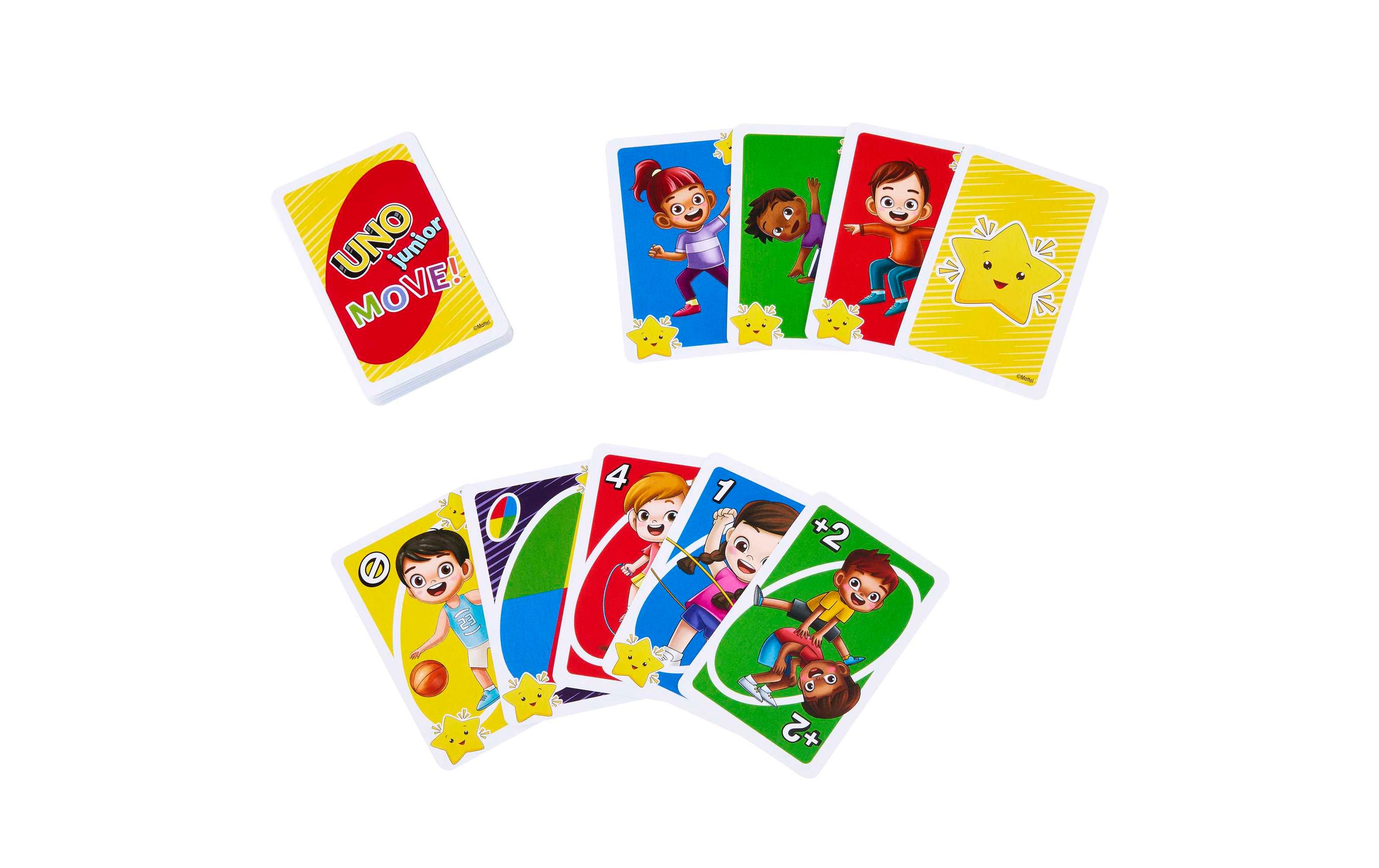 Mattel Spiele Kartenspiel UNO Junior Move