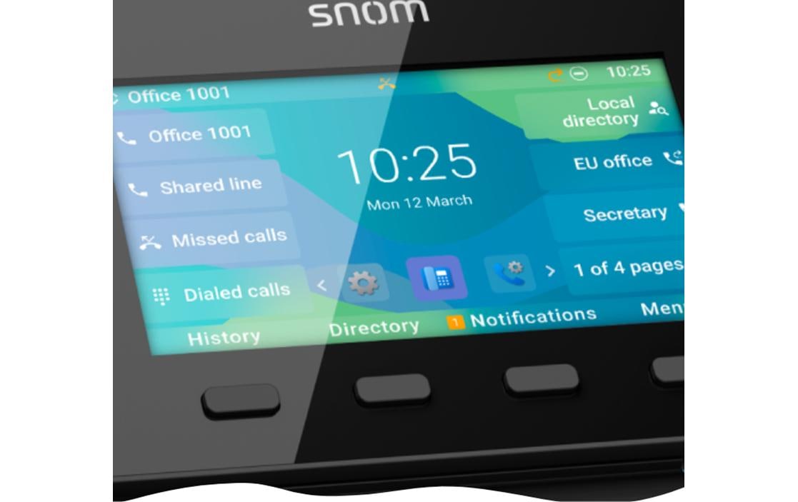 snom Tischtelefon D862 Schwarz