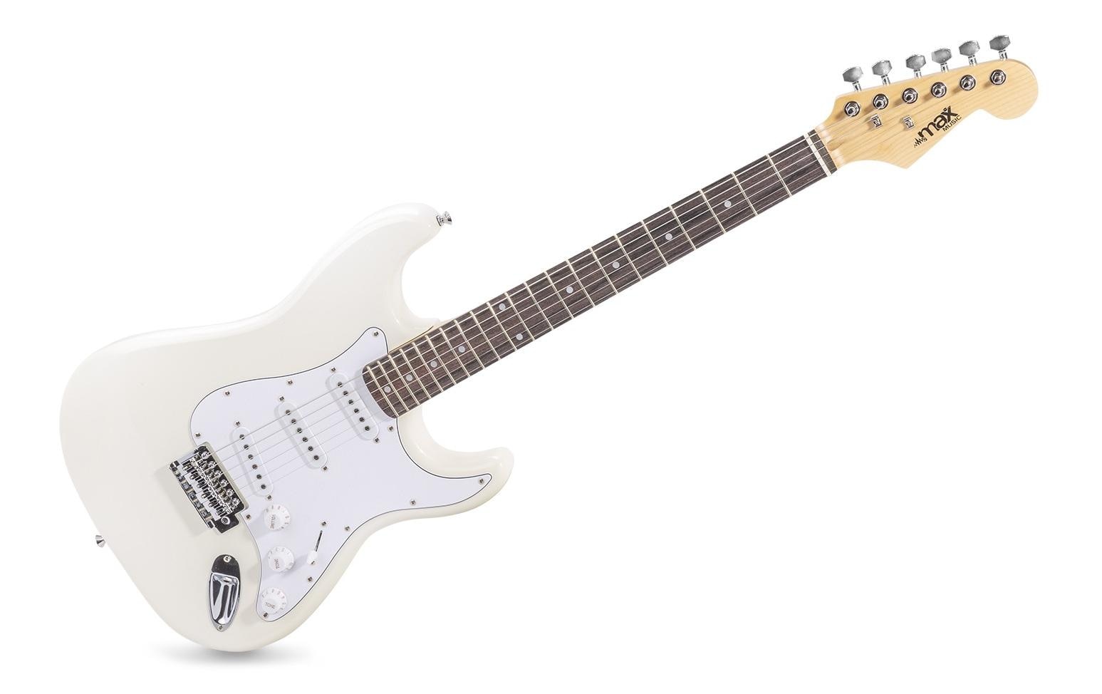 MAX E-Gitarre GigKit Weiss