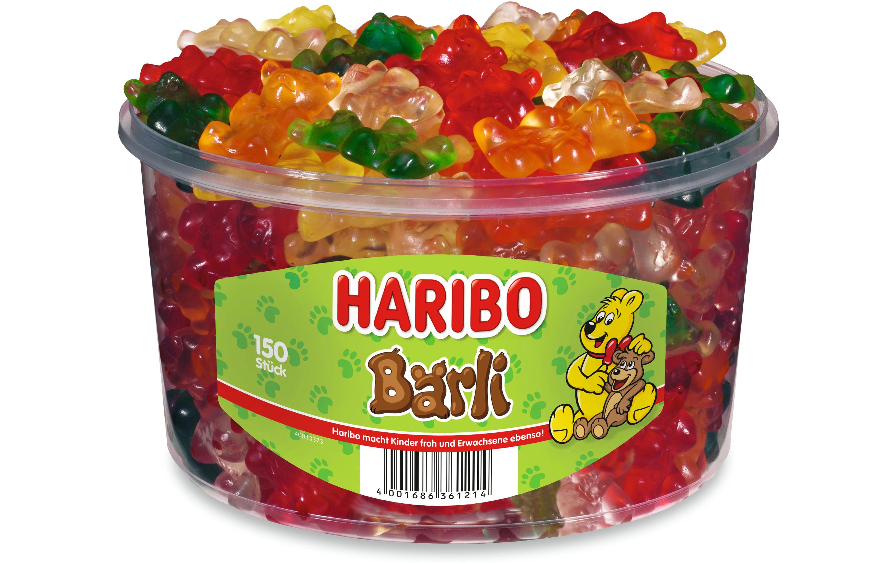 Haribo Gummibonbons Bärli 150 Stück