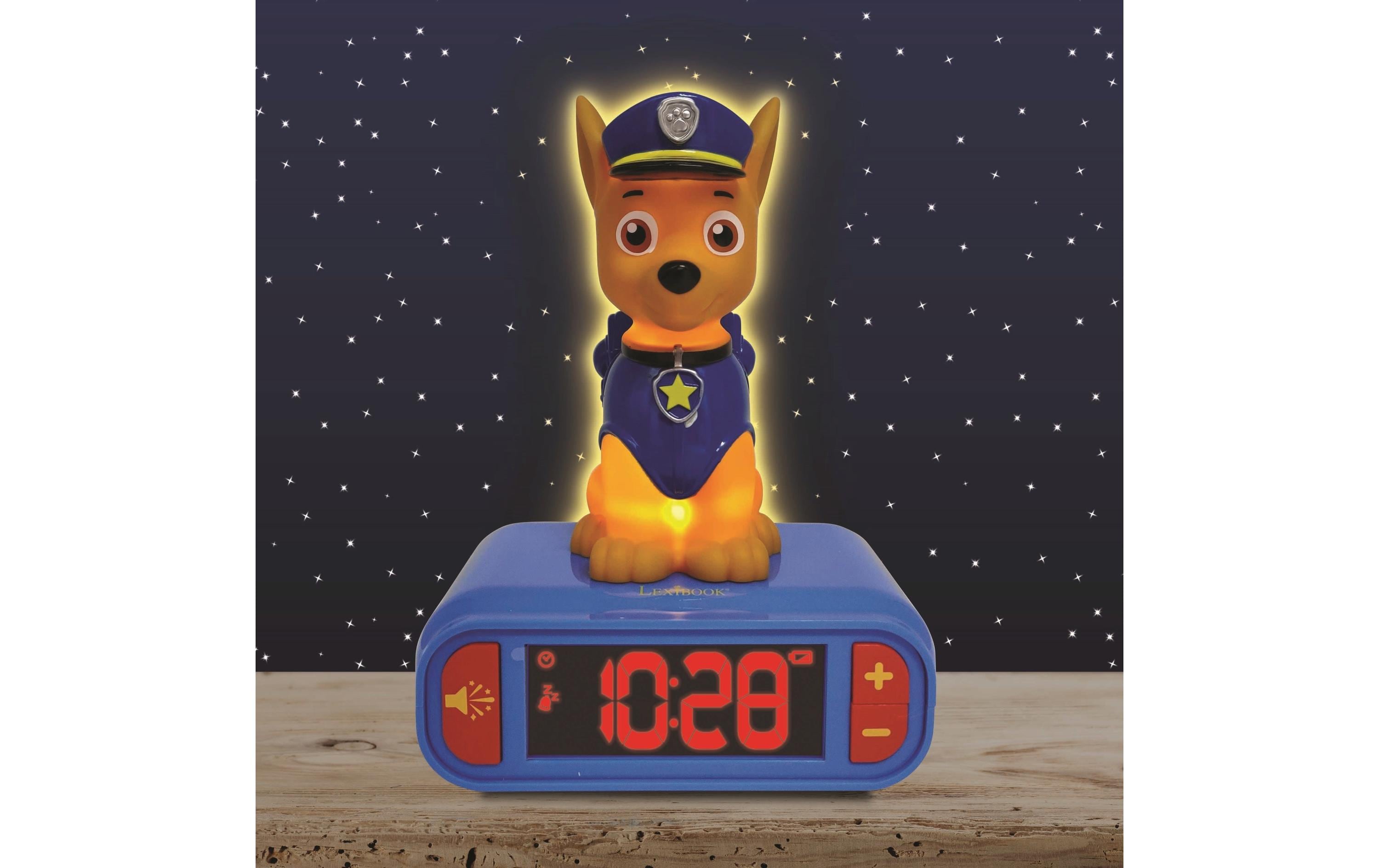 Lexibook Wecker mit Nachtlicht Paw Patrol Chase