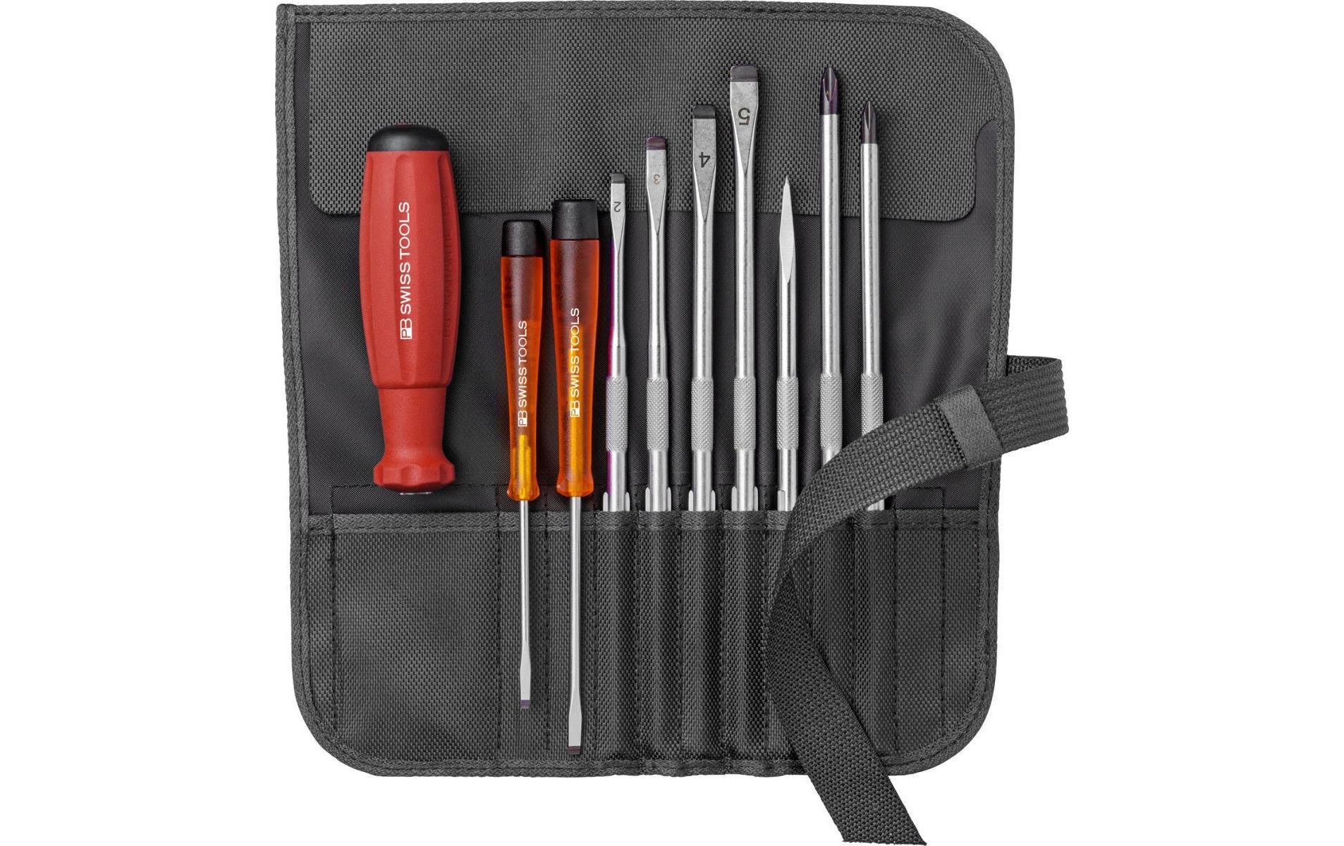 PB Swiss Tools Schraubenzieher-Set PB8218 10-teilig, Schwarz