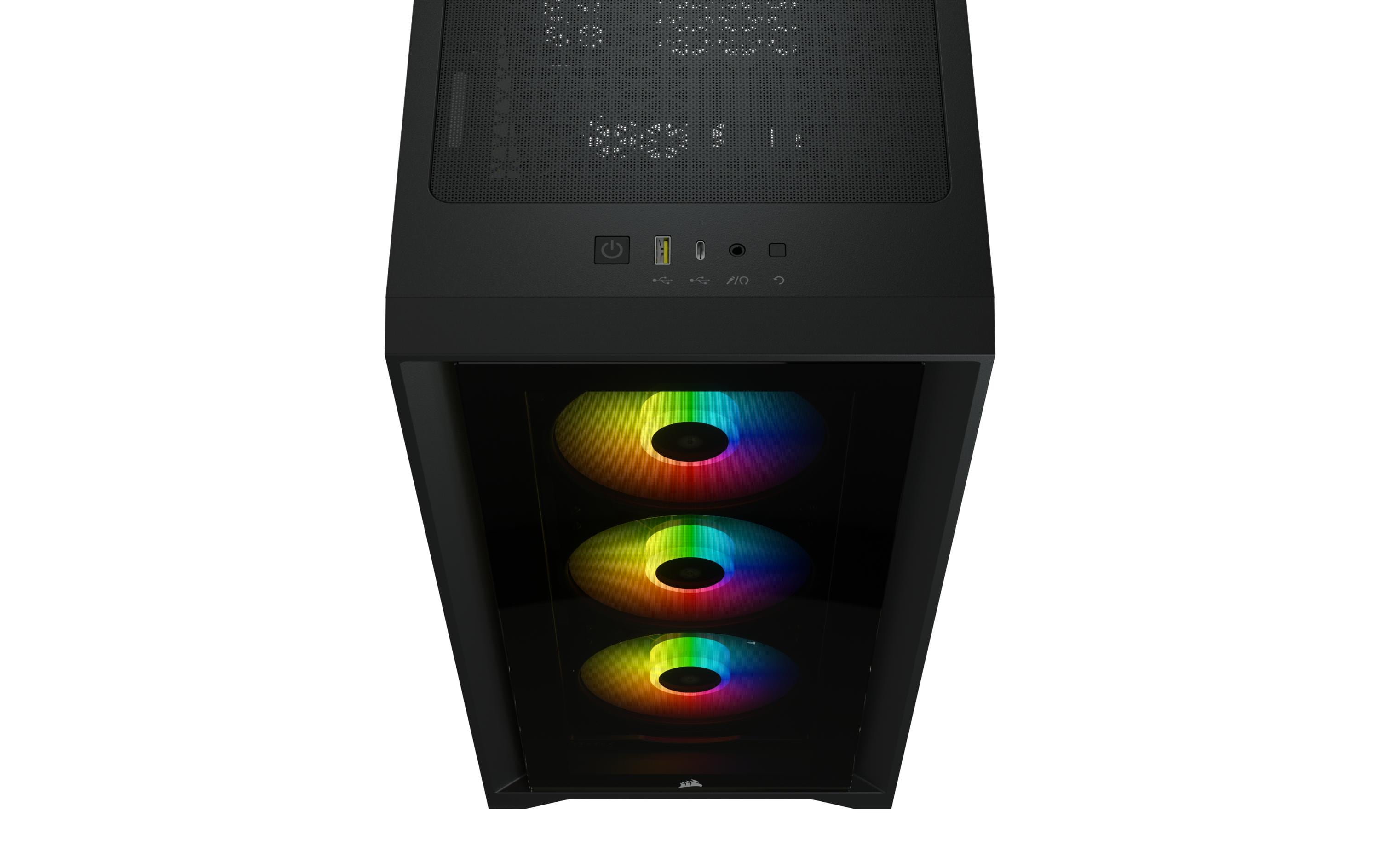 Corsair PC-Gehäuse iCUE 4000X RGB Schwarz