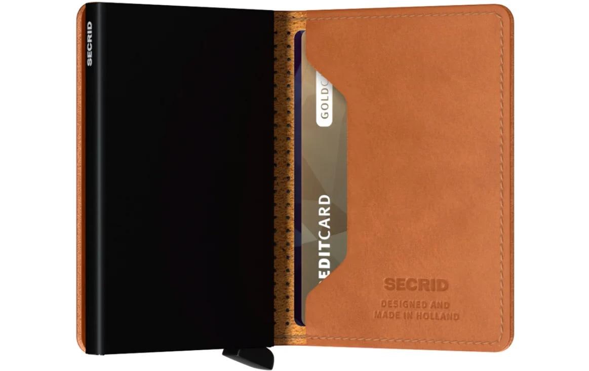 SECRID Portemonnaie Slimwallet Braun