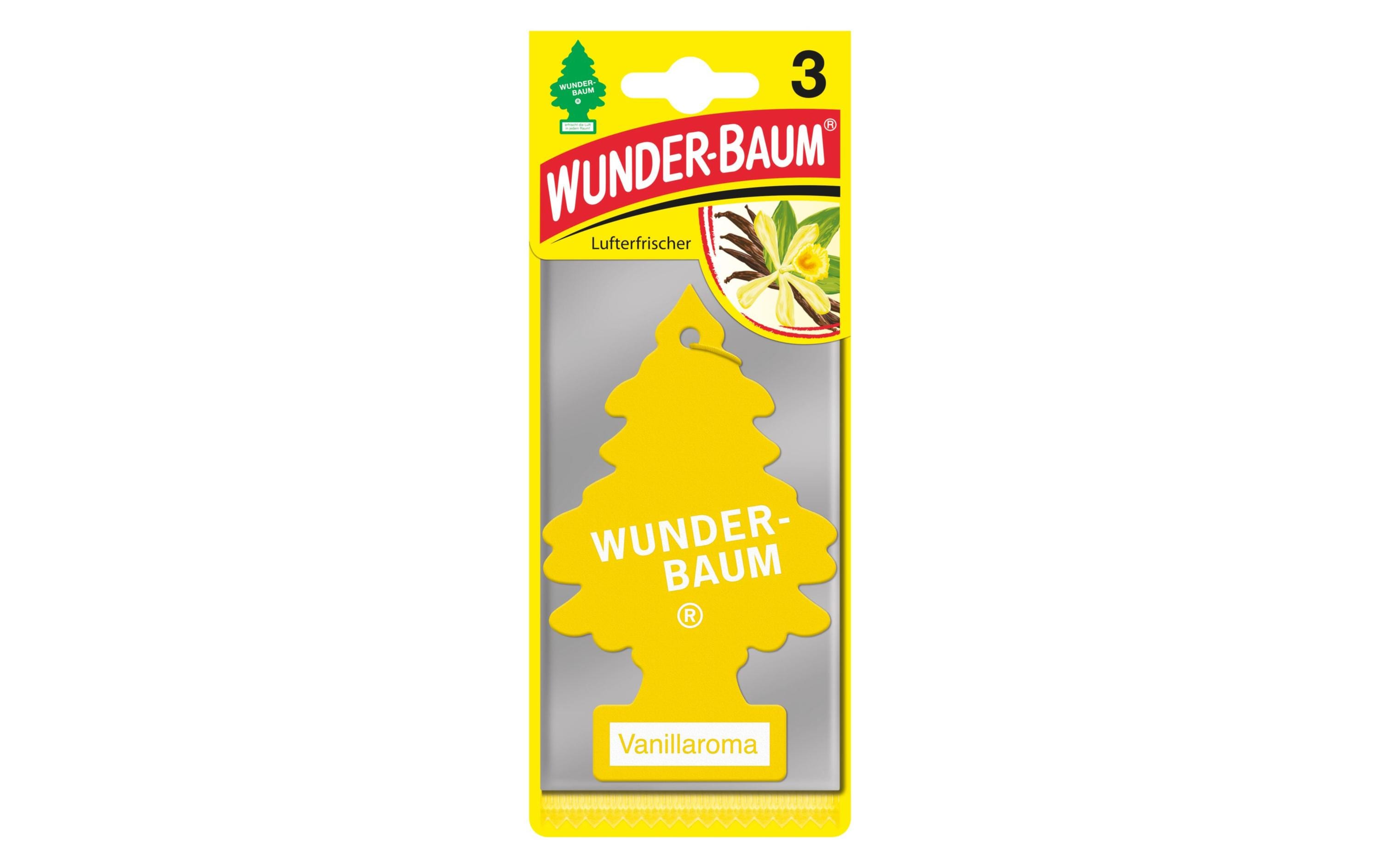 Wunderbaum Auto-Lufterfrischer Vanillaroma 3er Pack