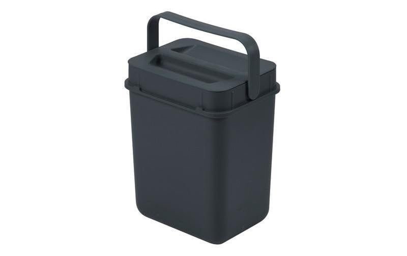 Müllex Komposteimer Boxx 5 l, komplett, Schwarz