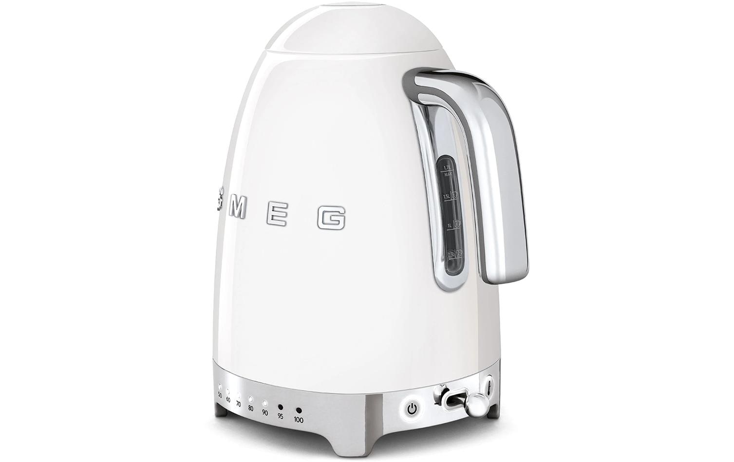 SMEG Wasserkocher 50's Style KLF04WHEU 1.7 l, Weiss