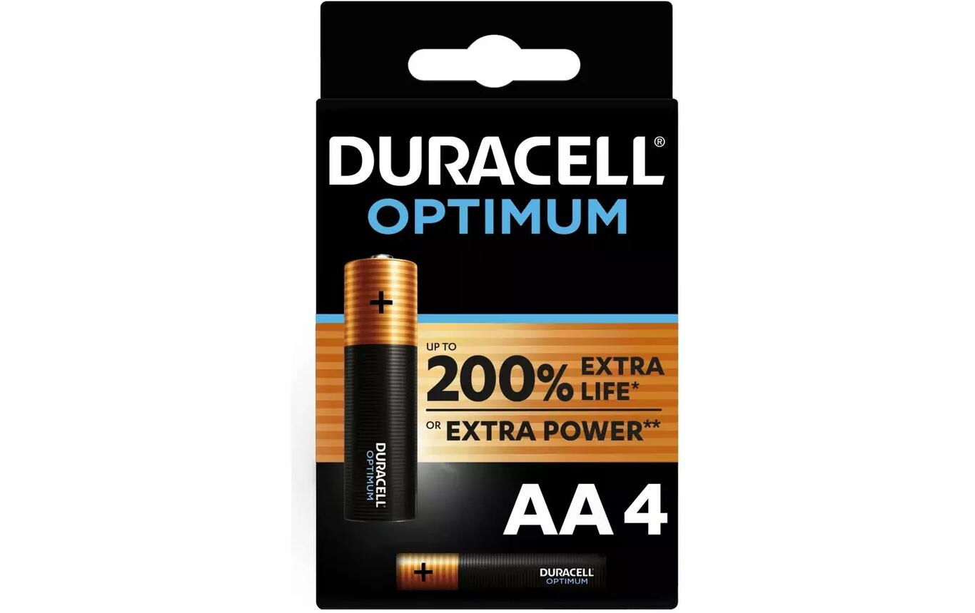 Duracell Batterie Optimum MN1500 4 Stück