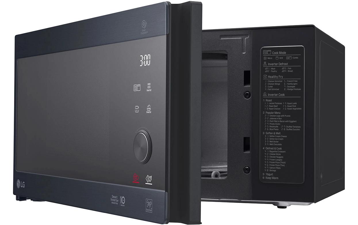 LG Mikrowelle mit Grill MH6565CPB Schwarz