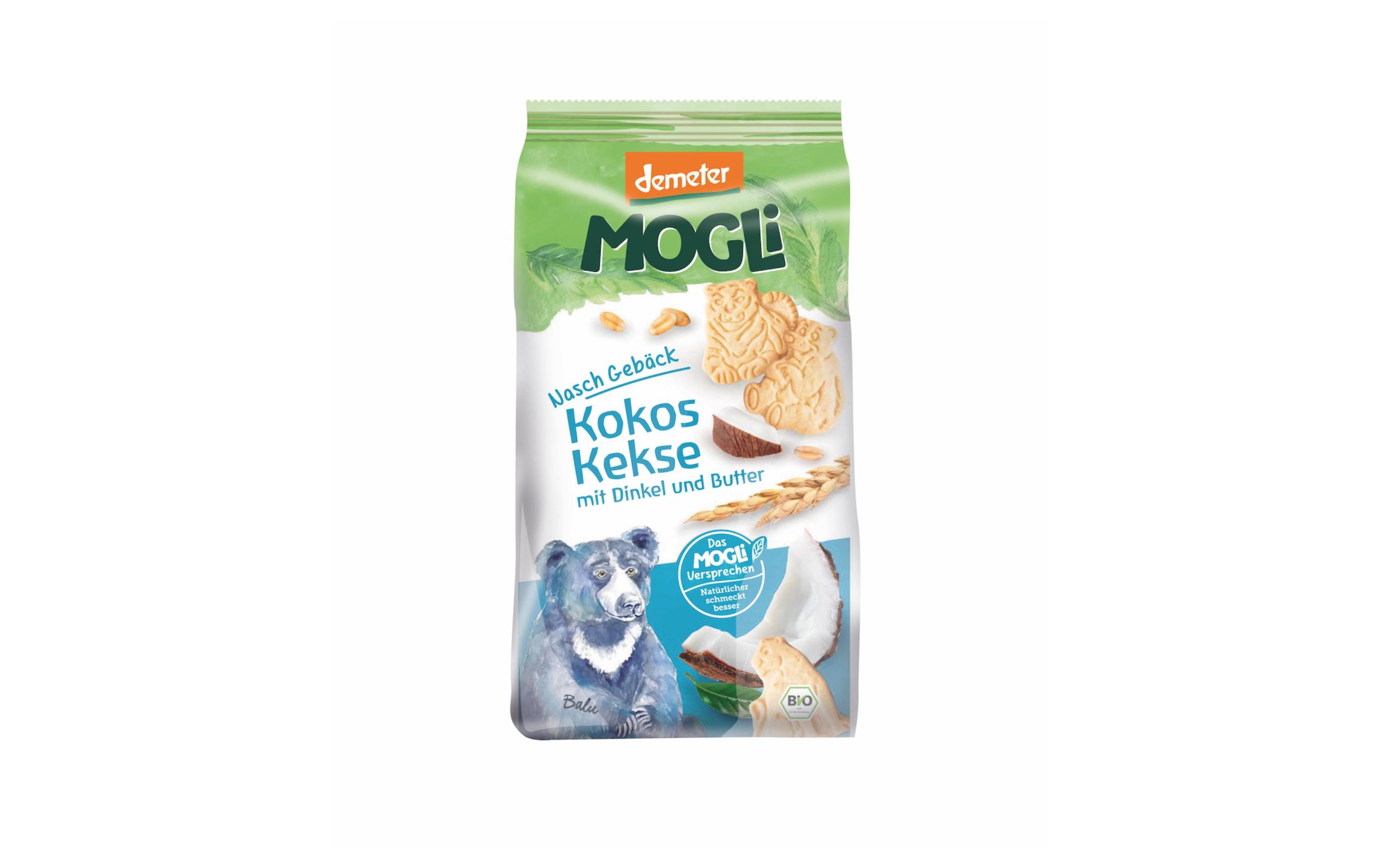 Mogli Kekse Kokos Bären Mini 125 g