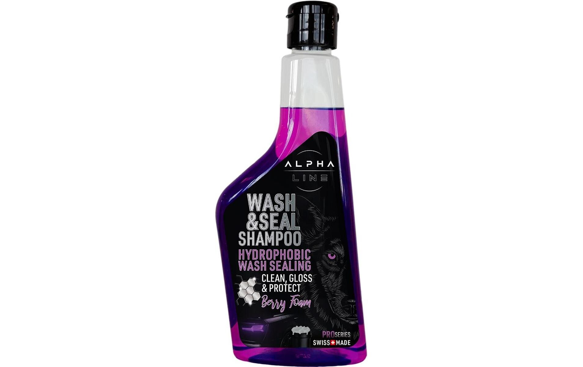 Alpha Line Wash&Seal Car Shampoo, Flasche à 500 ml