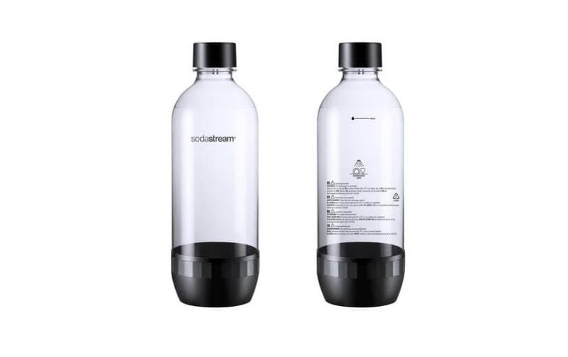 Sodastream Flasche Regular TP Black DWS, 2 Stück