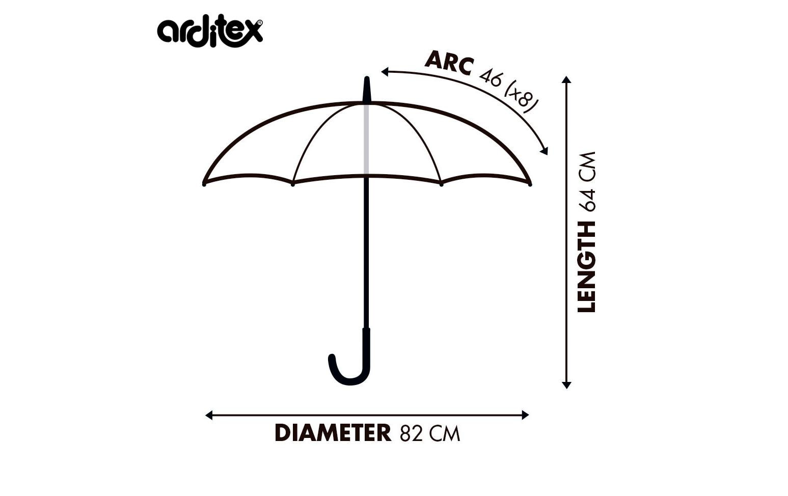 Arditex Regenschirm Disney: Minnie 82 cm assortiert