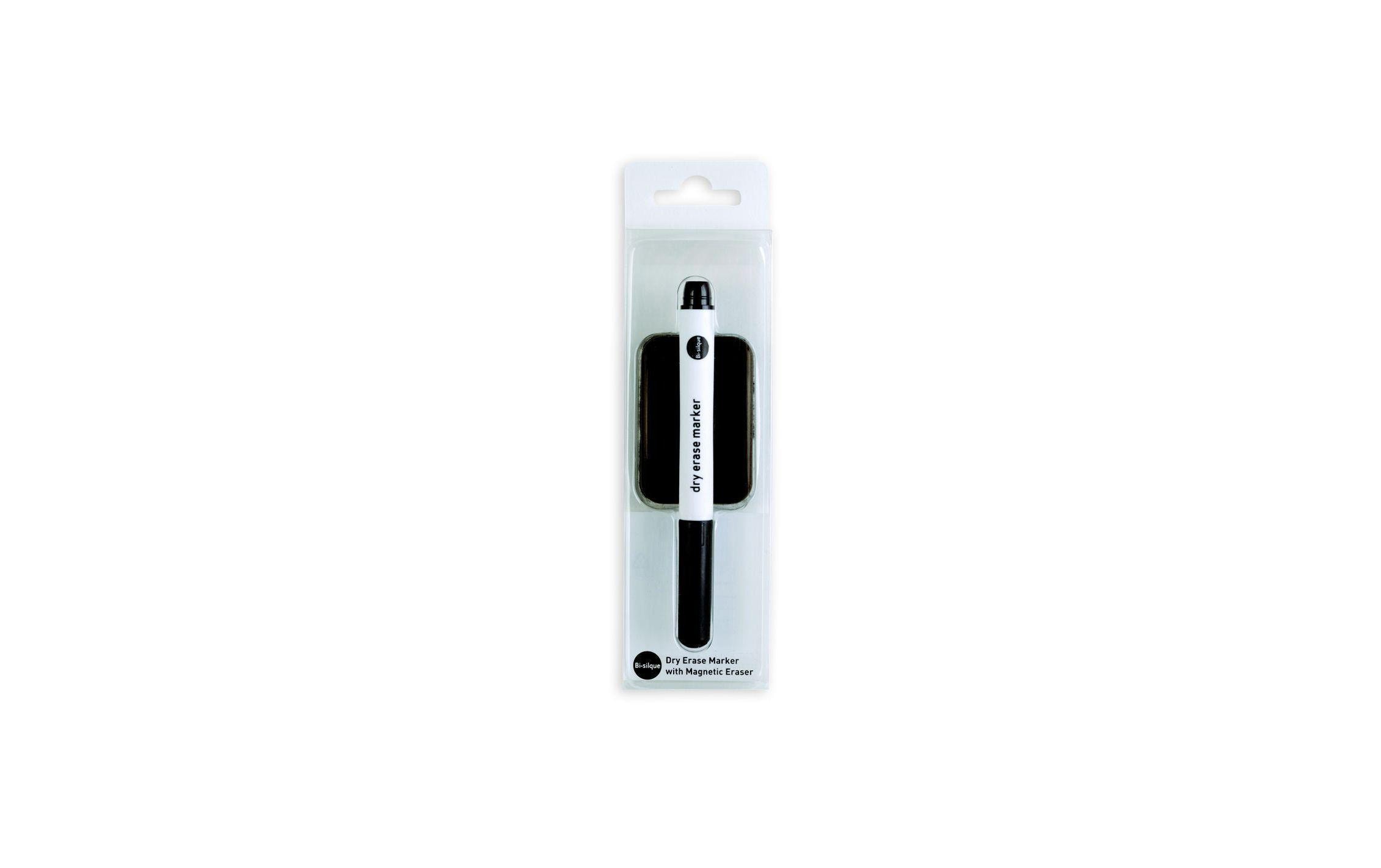 Bi-Office Whiteboard-Marker Drywide und Magnetic Eraser Schwarz