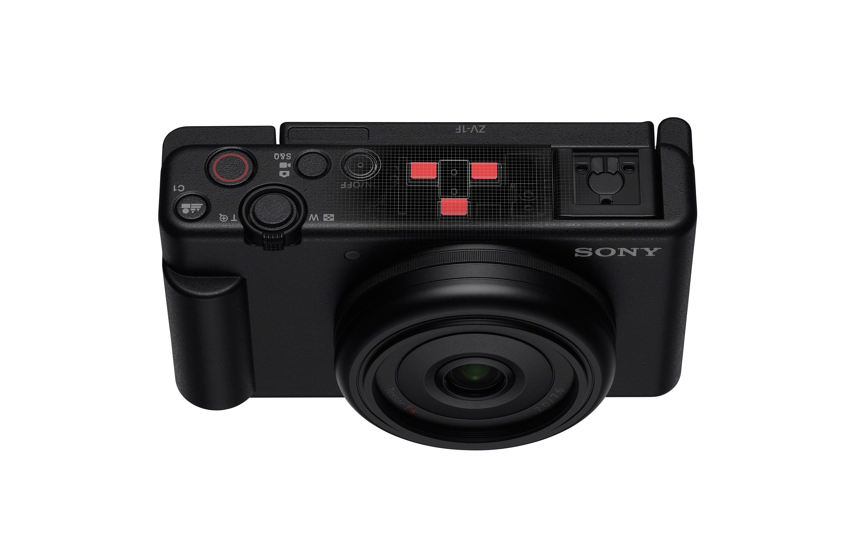 Sony Fotokamera ZV-1F Kit mit Aufnahmegriff