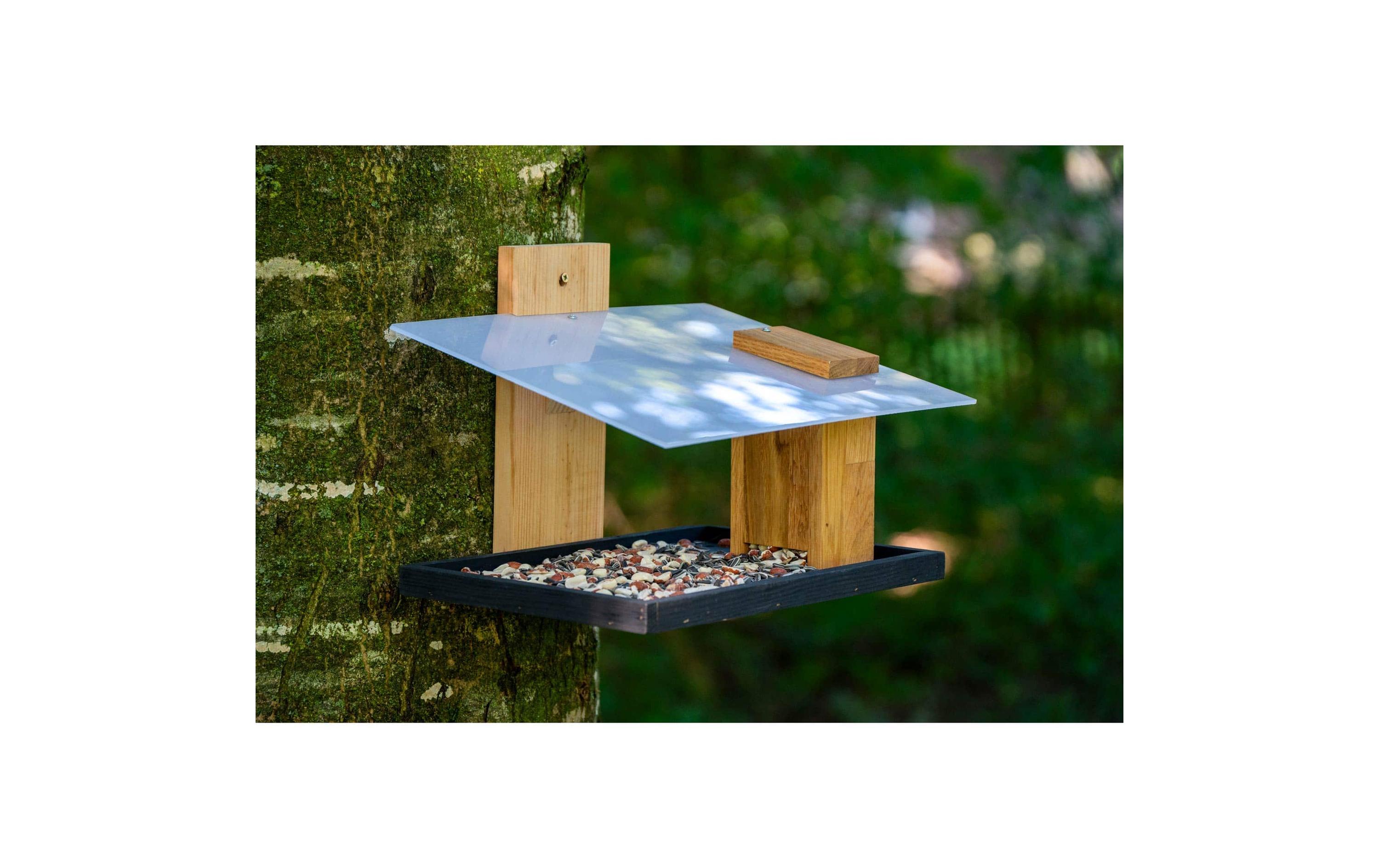 dobar Design-Vogelfutterhaus Futura I, 35 x 24 x 22 cm, Holz