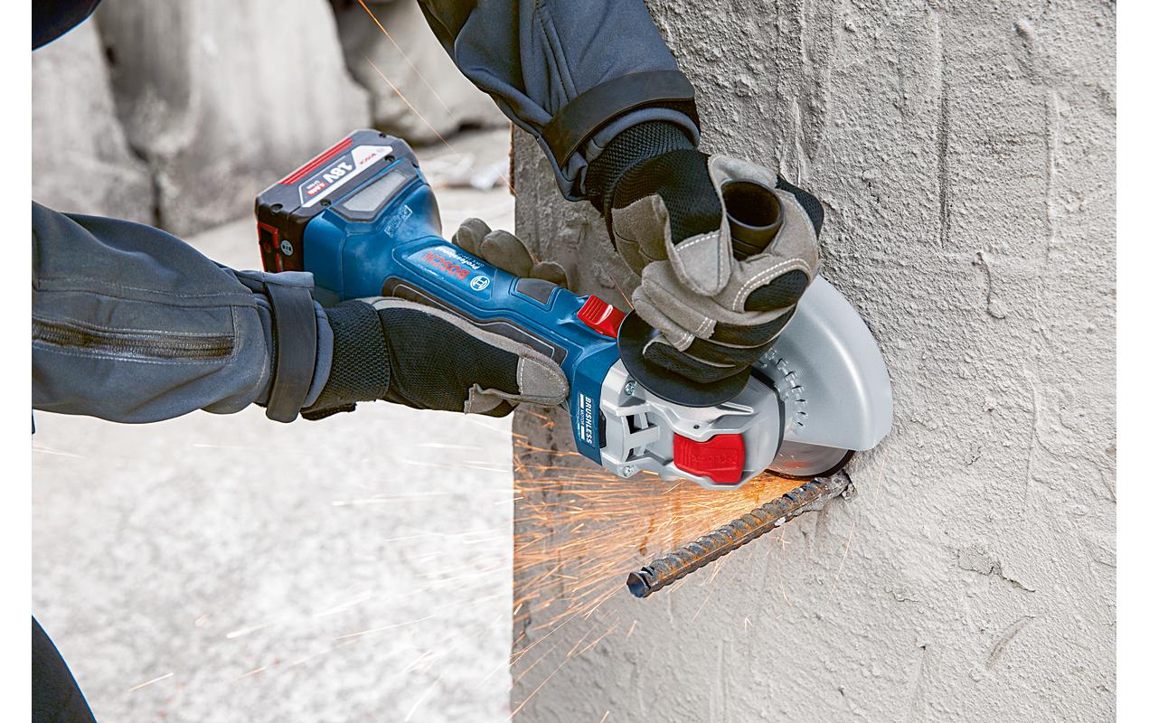 Bosch Professional Winkelschleifer GWX 18V-7 125 mm (C) X-LOCK solo CLC