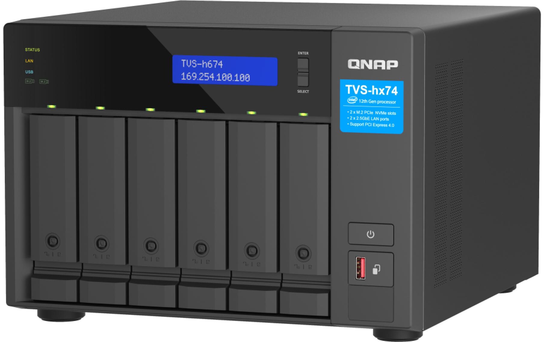 QNAP NAS TVS-h674-i5-32G 6-bay