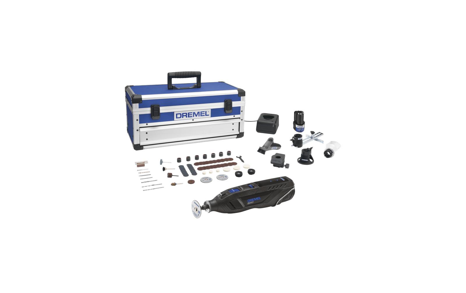 Dremel Multifunktionswerkzeug-Set 8260, 2x 3.0 Ah, 12 V, 65-teilig