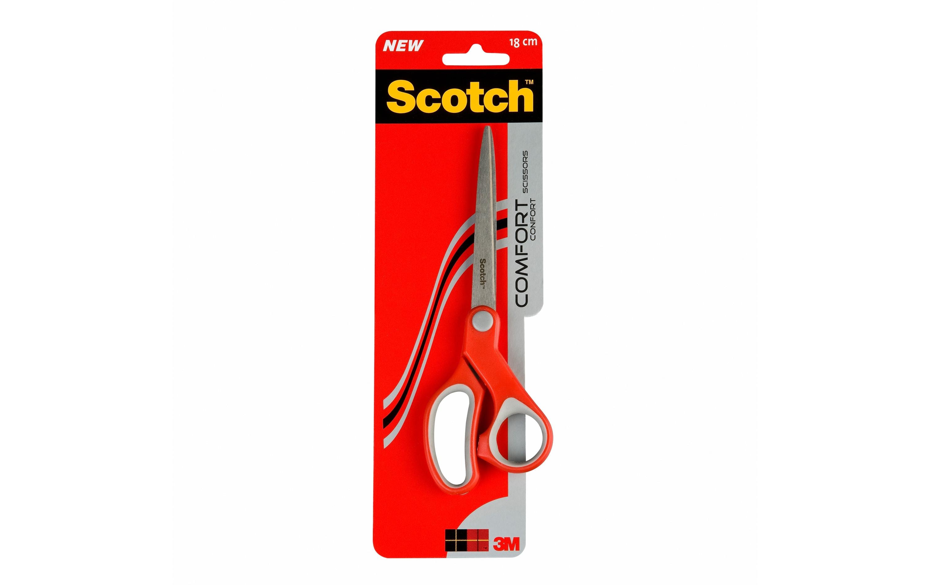 Scotch Schere 3M Scotch Komfort 20 cm rot