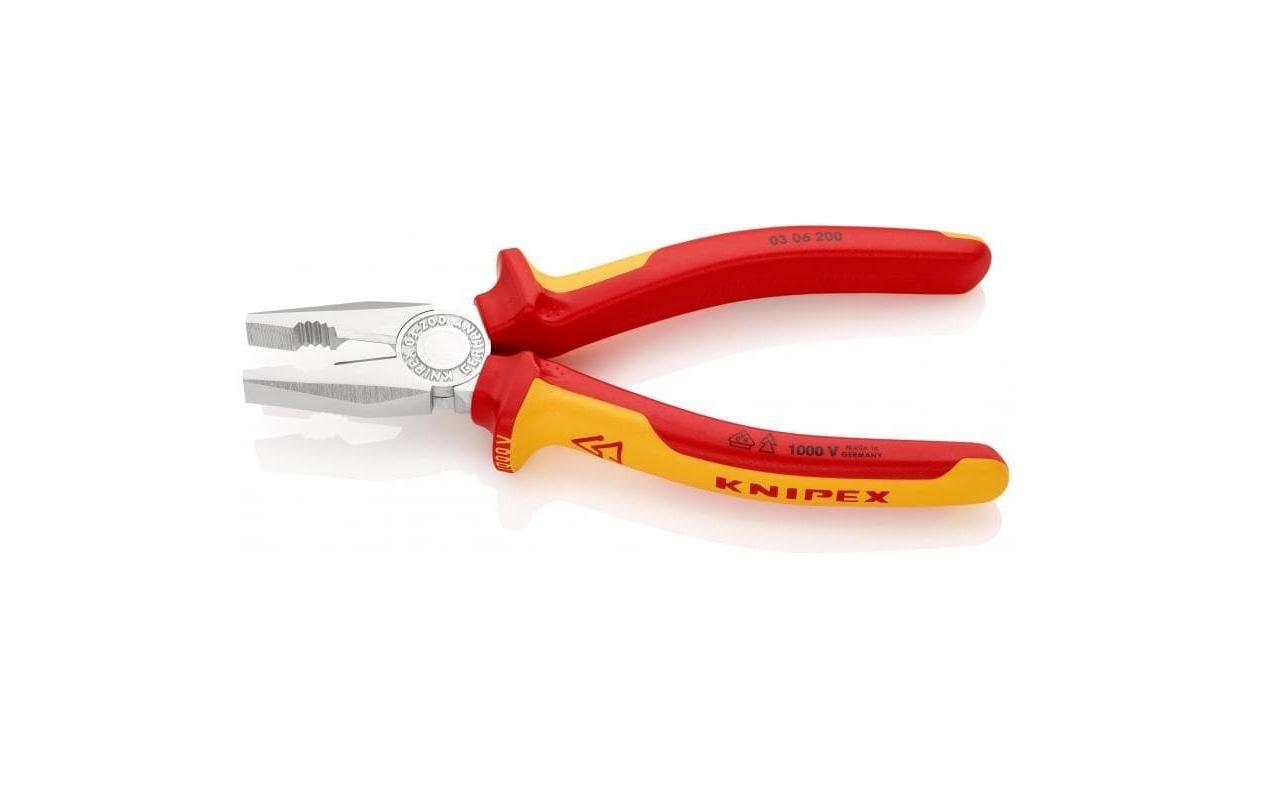 Knipex Kombizange VDE, 200 mm, verchromt