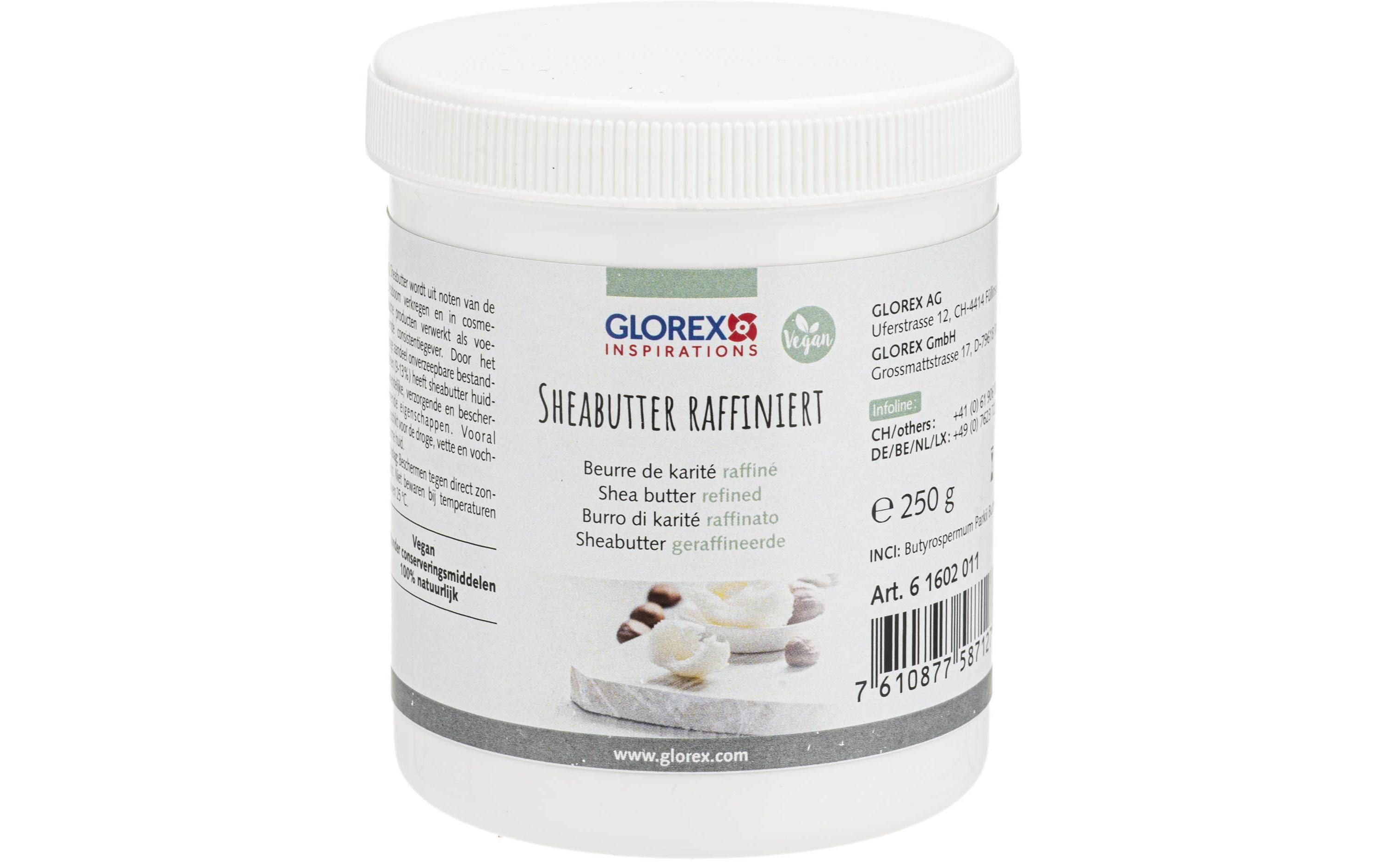 Glorex Kosmetikbutter Shea raffiniert 250 g