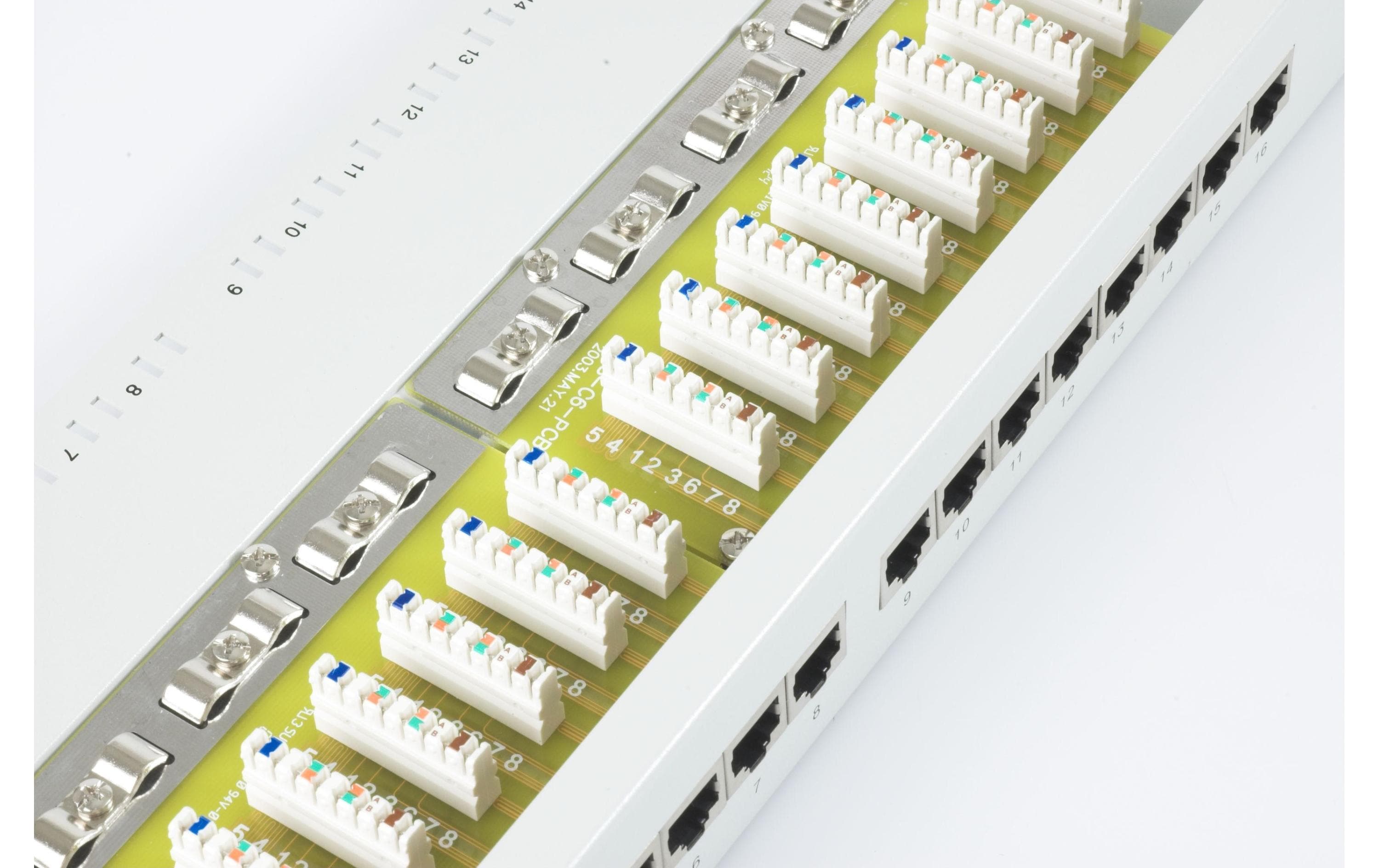 equip Patchpanel 16 Port, LSA, 1HE 19 Rack