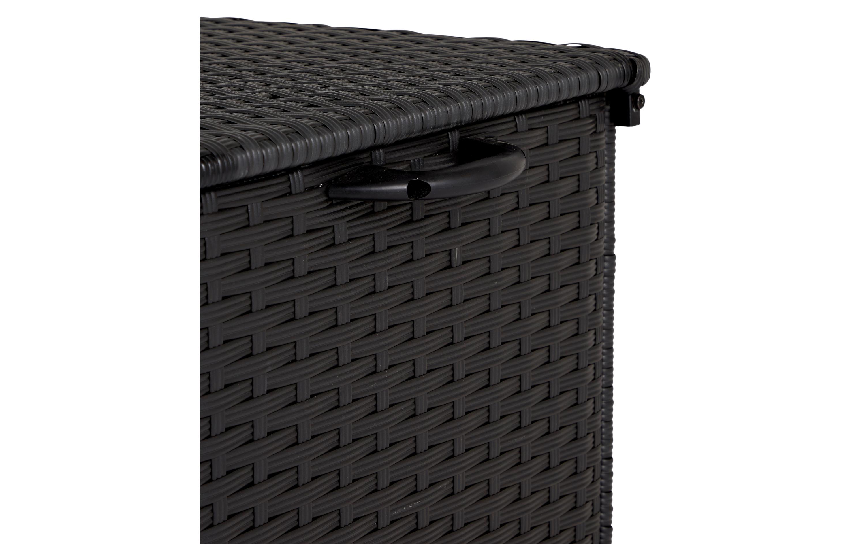 COCON Gartenbox Victoria, 133 x 63 x 45 cm, Schwarz