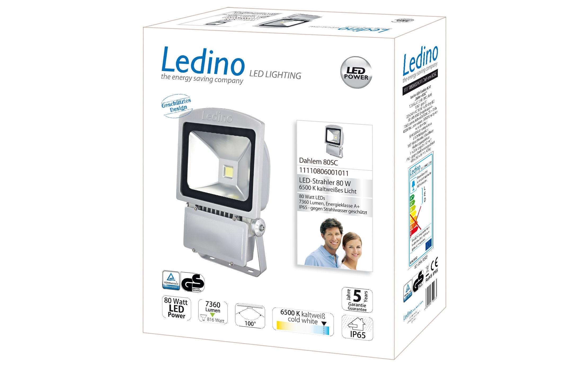 Ledino Scheinwerfer Dahlem 80SC LED 6500 K