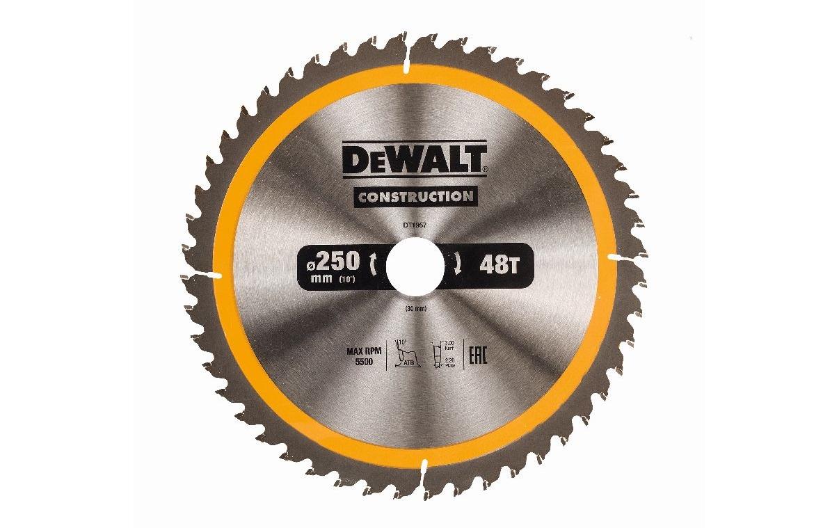 DeWalt Kreissägeblatt 250 x 30 mm, 48 WZ